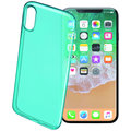 CellularLine COLOR barevné gelové pouzdro pro Apple iPhone X, zelené