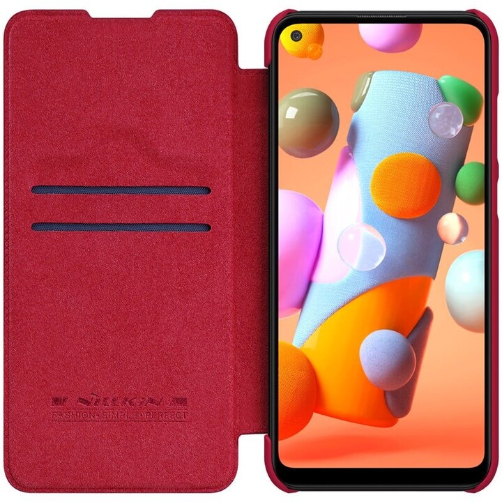 Nillkin pouzdro Qin Book pro Samsung Galaxy A11, červená_1024535916
