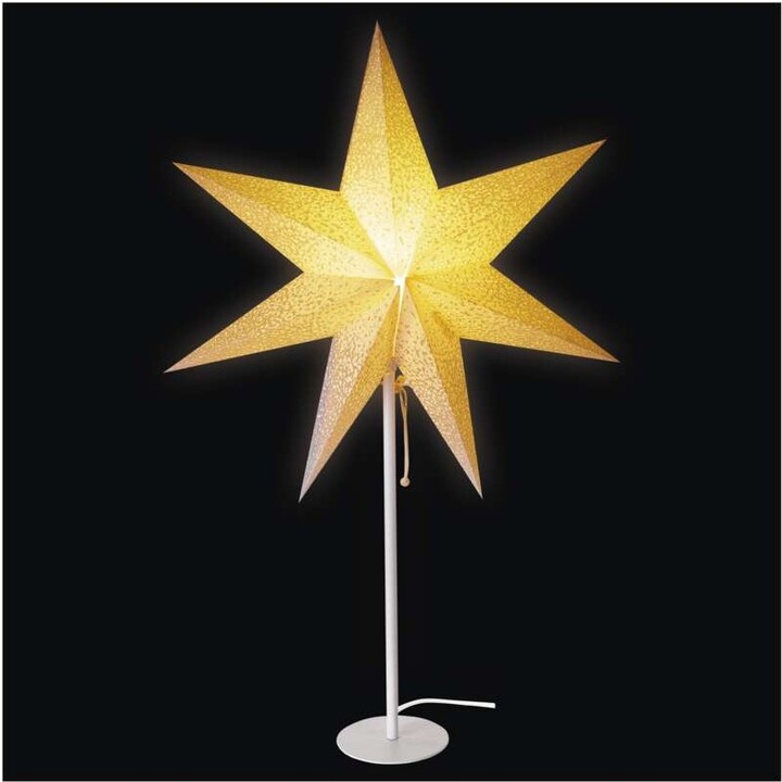 Emos Vánoční hvězda papírová s bílým stojánkem, 45 cm, vnitřní_430435253
