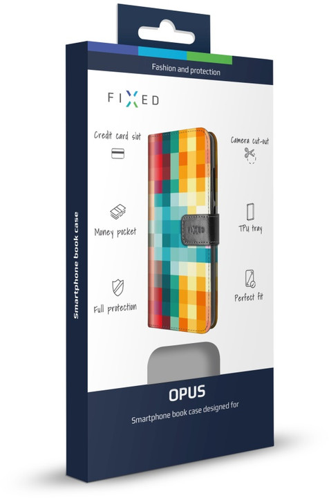 FIXED Opus pouzdro typu kniha pro Huawei P10 Lite, motiv Dice_990084602