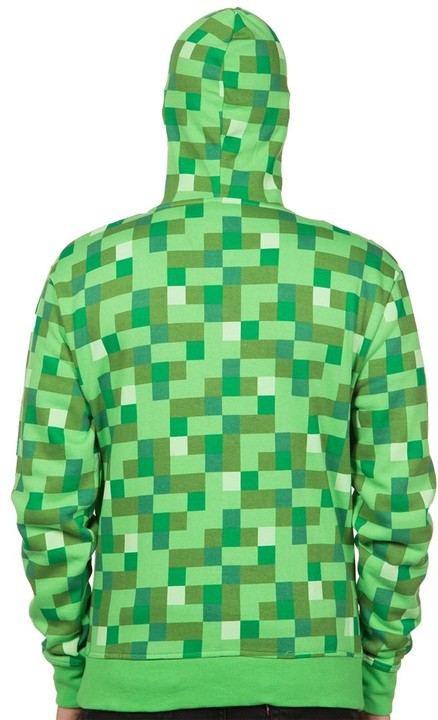 Mikina Minecraft Creeper Premium, zelená (US XXL / EU XXXL)_1912423512