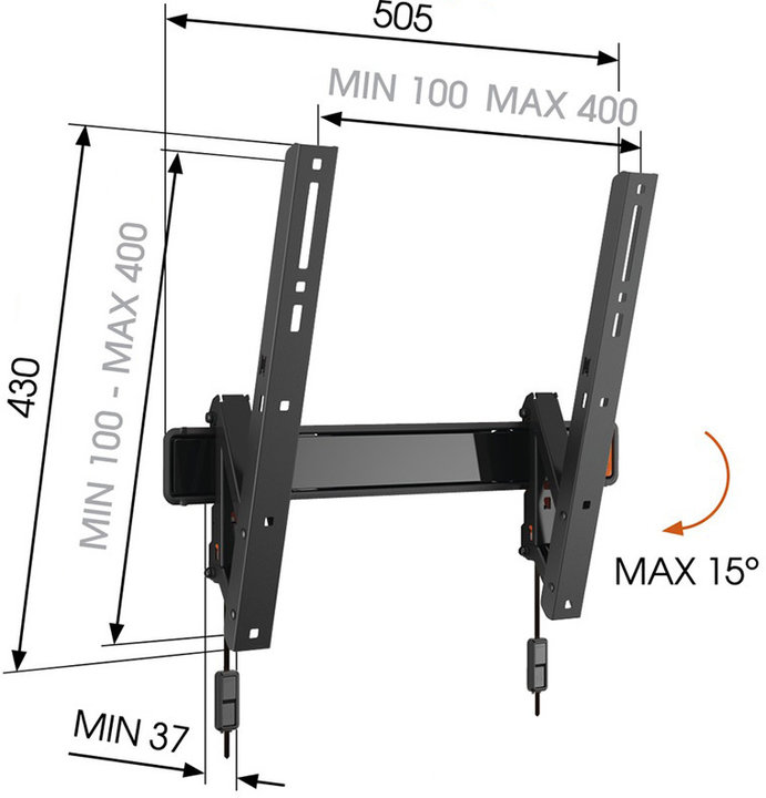 Vogel´s W50710 pro LCD TV 32-55&quot; s náklonem_24353737