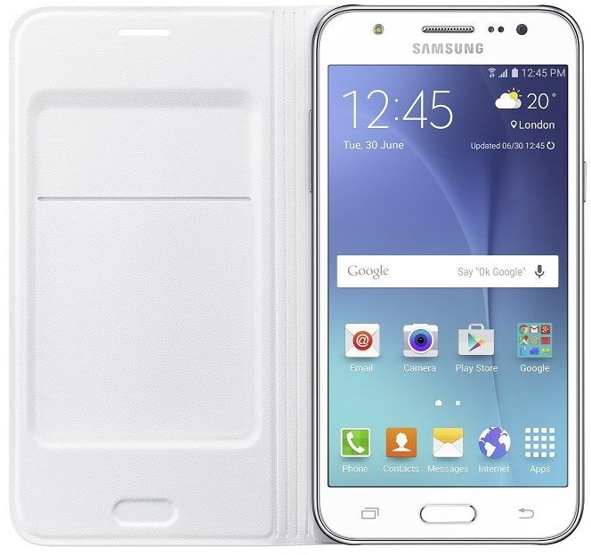 Samsung pouzdro s kapsou EF-WJ500B pro Samsung Galaxy J5, bílá_845734534