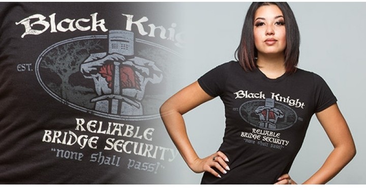 Tričko Black Knight Bridge Security, dámské (US L / EU XL)_2124899361