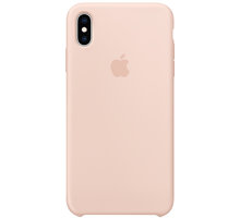 Apple silikonový kryt na iPhone XS Max, pískově růžová_2092349864