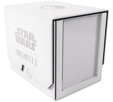 Krabička na karty Gamegenic - Star Wars: Unlimited Deck Pod, bílá/černá 04251715413814