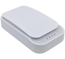 Patona UV sterilizátor pro mobily, respirátory a drobné předměty, Qi nabíjení, USB, bílá_1175203878