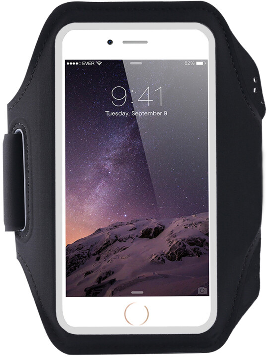 Mobilly sportovní pouzdro na ruku pro mobilní telefon do 6.4", černá_1797408430