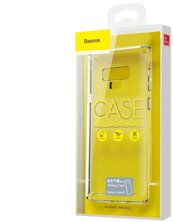 Baseus pouzdro Safety Airbags pro Samsung Note 9, transparentní_646065320