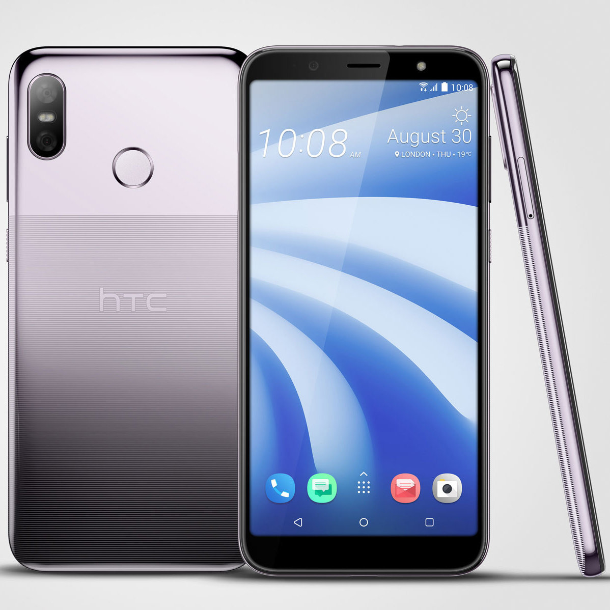 IFA 2018: HTC má mobil pro masy, láká na duální kameru a drážkovaný design