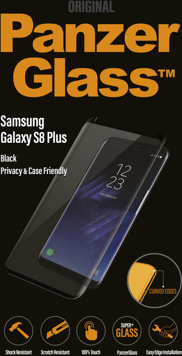 PanzerGlass Premium Privacy pro Samsung Galaxy S8 Plus, černé_776214334