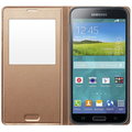 Samsung pouzdro S-view EF-CG900B pro Galaxy S5 (SM-G900), zlatá_1793141047