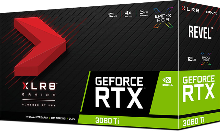 PNY GeForce RTX3080Ti 12GB XLR8 Gaming REVEL EPIC-X Triple Fan, 12GB GDDR6X_1883355973