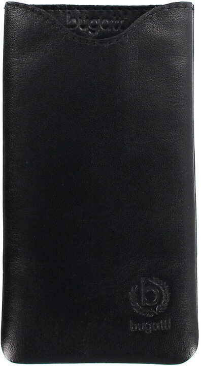 Bugatti slim fit kožené pouzdro pro Samsung Galaxy S6, černá_724493939