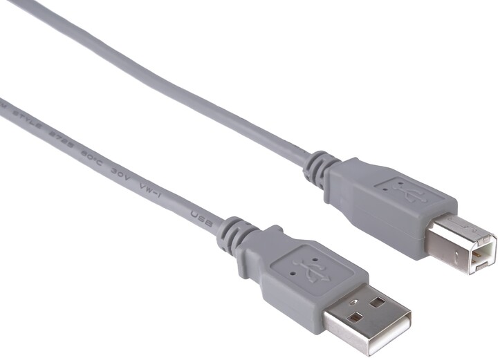PremiumCord kabel USB 2.0, A-B, 0.5m_1011172910