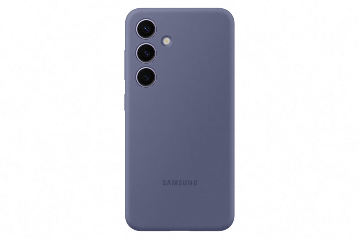 Samsung silikonový zadní kryt pro Galaxy S24, fialová_1939762737