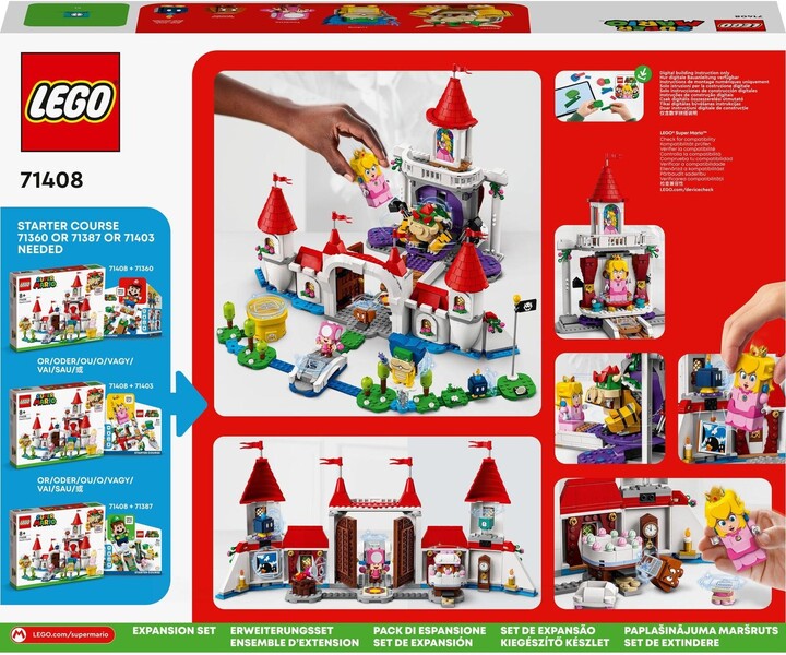 LEGO® Super Mario™ 71408 Hrad Peach – rozšiřující set_1344876016