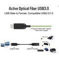PremiumCord USB3.0 + 2.0 prodlužovací optický AOC kabel A/Male - A/Female 15m_1009516238
