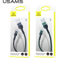 USAMS US-SJ449 U55 Type-C dobíjecí/datový kabel braided 1m, zelená_1387398717