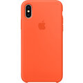 Apple Silikonový kryt na iPhone X, paprikově oranžová