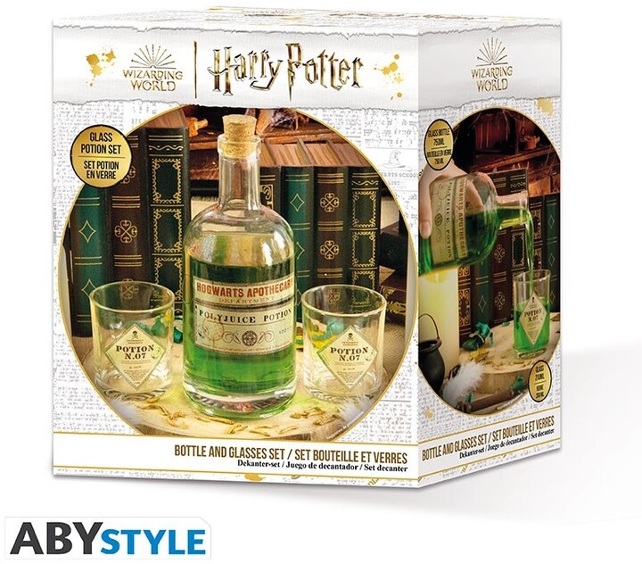 Set Harry Potter - Potion, láhev a sklenice_2065085552