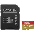 SanDisk Micro SDXC Extreme 512GB 160MB/s A2 UHS-I U3 V30 + SD adaptér Poukaz 200 Kč na nákup na Mall.cz + O2 TV HBO a Sport Pack na dva měsíce