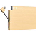 PlusUs LifeCard Ultra-Portable PowerBank 1,500 mAh Fits in card slot Lightning - 20K Gold plated_604355330