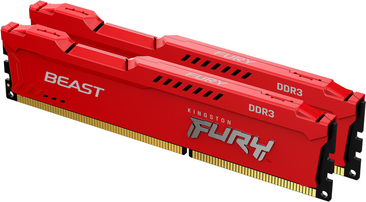 Kingston Fury Beast Red 16GB (2x8GB) DDR3 1866 CL10_1934033388