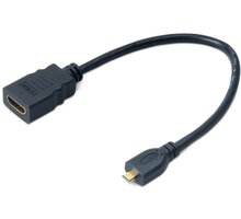 AKASA adaptér HDMI - micro HDMI, 25cm AK-CBHD09-25BK