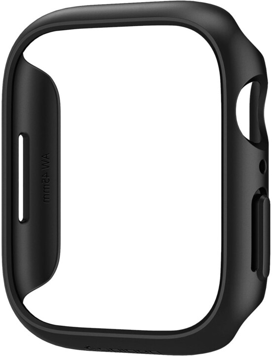 Spigen ochranný kryt Thin Fit pro Apple Watch 7 45mm, černá_536238373