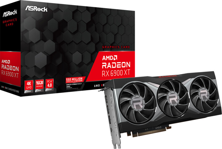 ASRock Radeon RX 6900 XT 16G, 16GB GDDR6_405764842