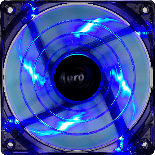 Aerocool Shark Fan, 120 mm, modrá_859172787
