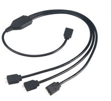 Akasa rozbočovač pro ARGB LED pásky, 1xF, 3xM, 50cm, černý (pro Asus, Asrock, Gigabyte, MSI) AK-CBLD07-50BK