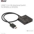 Club3D obousměrný switch / přepínač HDMI 2-1, 8K@60Hz, 4K@120Hz_1165674587
