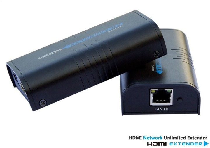 PremiumCord HDMI extender na 120m přes LAN, over IP_430289290