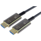 PremiumCord optický fiber kabel, Ultra High Speed HDMI 2.1, 8K@60Hz, zlacené, opletený, 20m_886464923