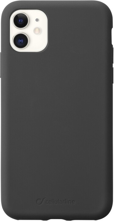CellularLine ochranný silikonový kryt SENSATION pro Apple iPhone 11, černá_2060408997