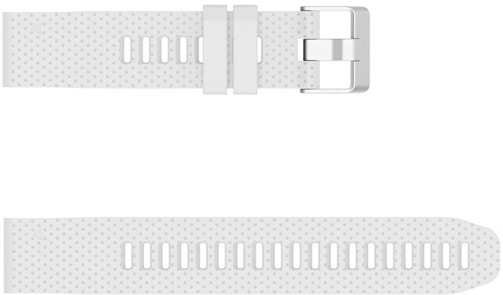 MAX silikonový řemínek MGS07 pro Garmin Fenix 5S, 20mm, bílá_564210435