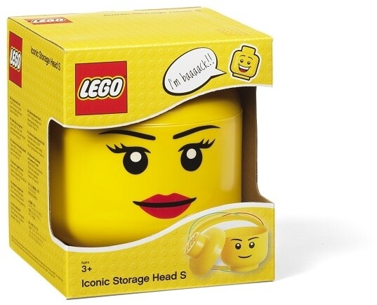 Úložný box LEGO Hlava - dívka (S)_1464850176