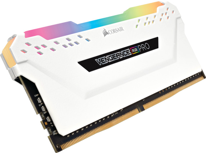 Corsair Vengeance RGB PRO 32GB (4x8GB) DDR4 3200, bílá_234213253