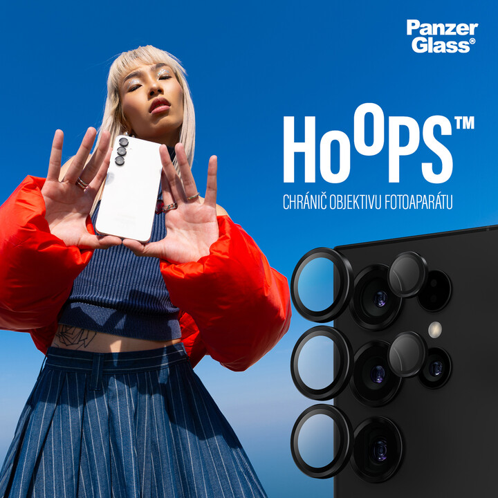 PanzerGlass HoOps ochranné kroužky pro čočky fotoaparátu pro Samsung Galaxy S24 Ultra_96659254