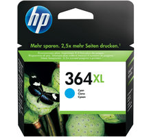 HP CB323EE, č. 364XL, azurová – ušetřete až 50 % oproti standardní náplni