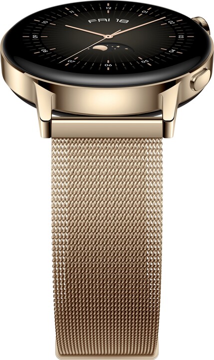 Huawei Watch GT 3 42 mm Elegant, Light Gold, Light Gold Milanese Strap_1900236741