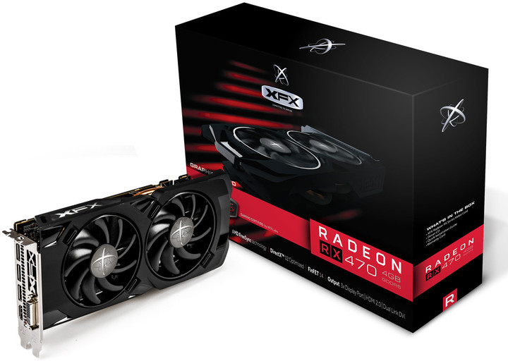 XFX Radeon RX 470 Custom Backplate RS Black, 4GB GDDR5_894586107