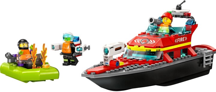 Extra výhodný balíček LEGO® City 60371 Zásahová centrála a 60373 Hasičská záchranná loď a člun_645359054
