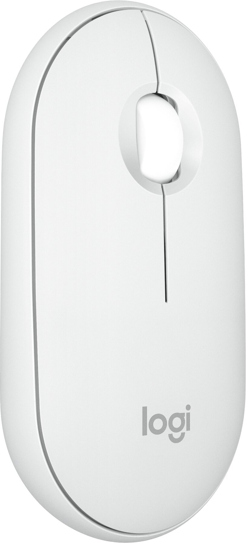 Logitech Pebble Mouse 2 M350s, bílá