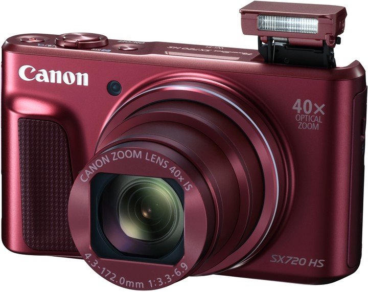 Canon PowerShot SX720 HS, červená_1837318680