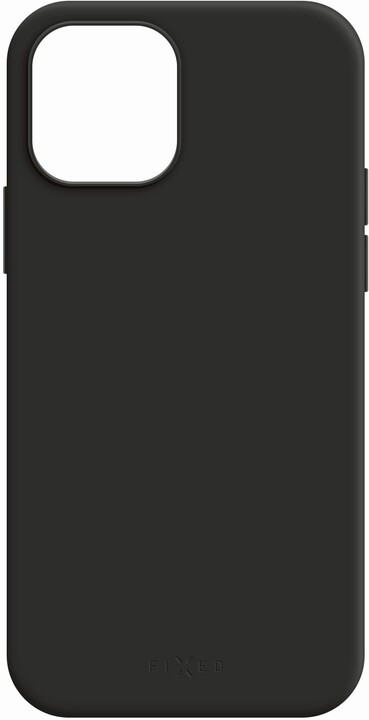 FIXED tvrzený silikonový kryt MagFlow pro iPhone 12/12 Pro, komaptibilní s MagSafe, černá_417122644