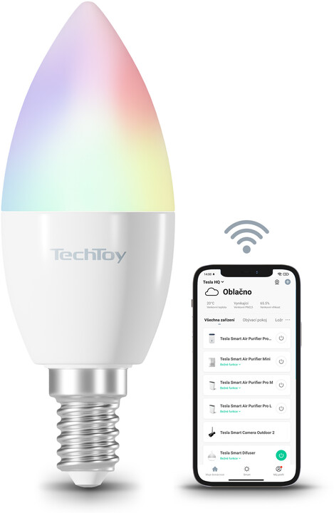 TechToy Smart Bulb RGB 4,4W E14 3pcs set_1266872728
