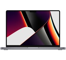 Apple MacBook Pro 14, M1 Pro 8-core, 16GB, 512GB, 14-core GPU, vesmírně šedá (CZ) Servisní pohotovost – vylepšený servis PC a NTB ZDARMA